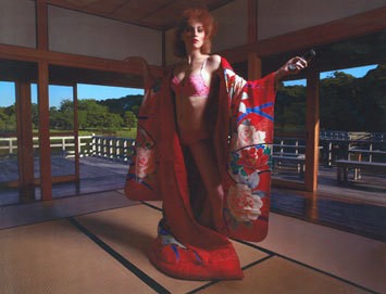 ann v kimonu